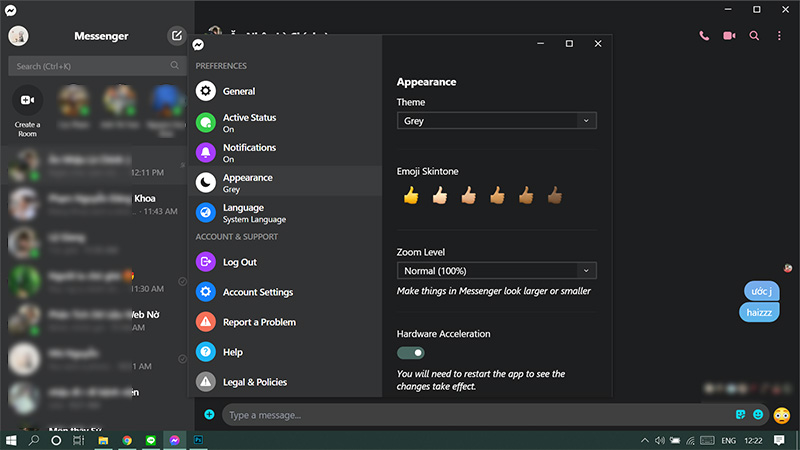 Cách bật chế độ Dark Mode Messenger trên điện thoại, máy tính chi tiết